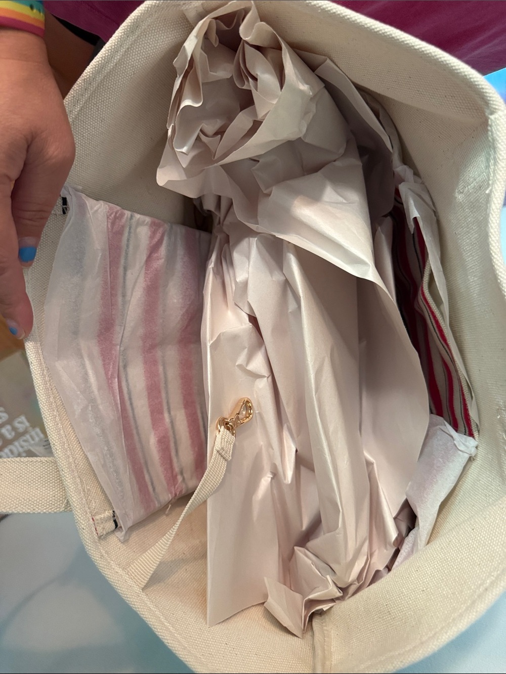 PARKE x Target collab canvas tote - Picture 3 of 3